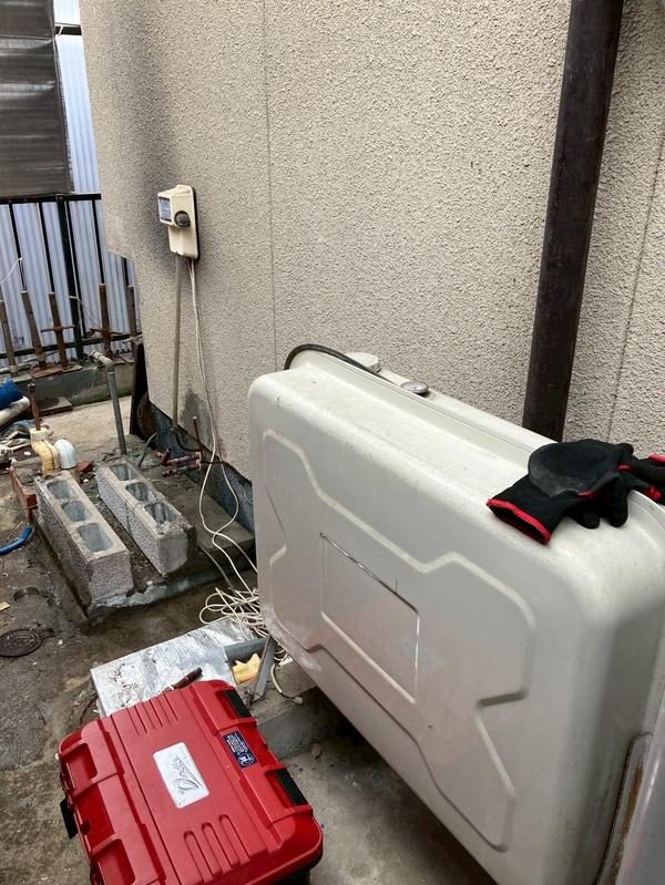 撤去途中